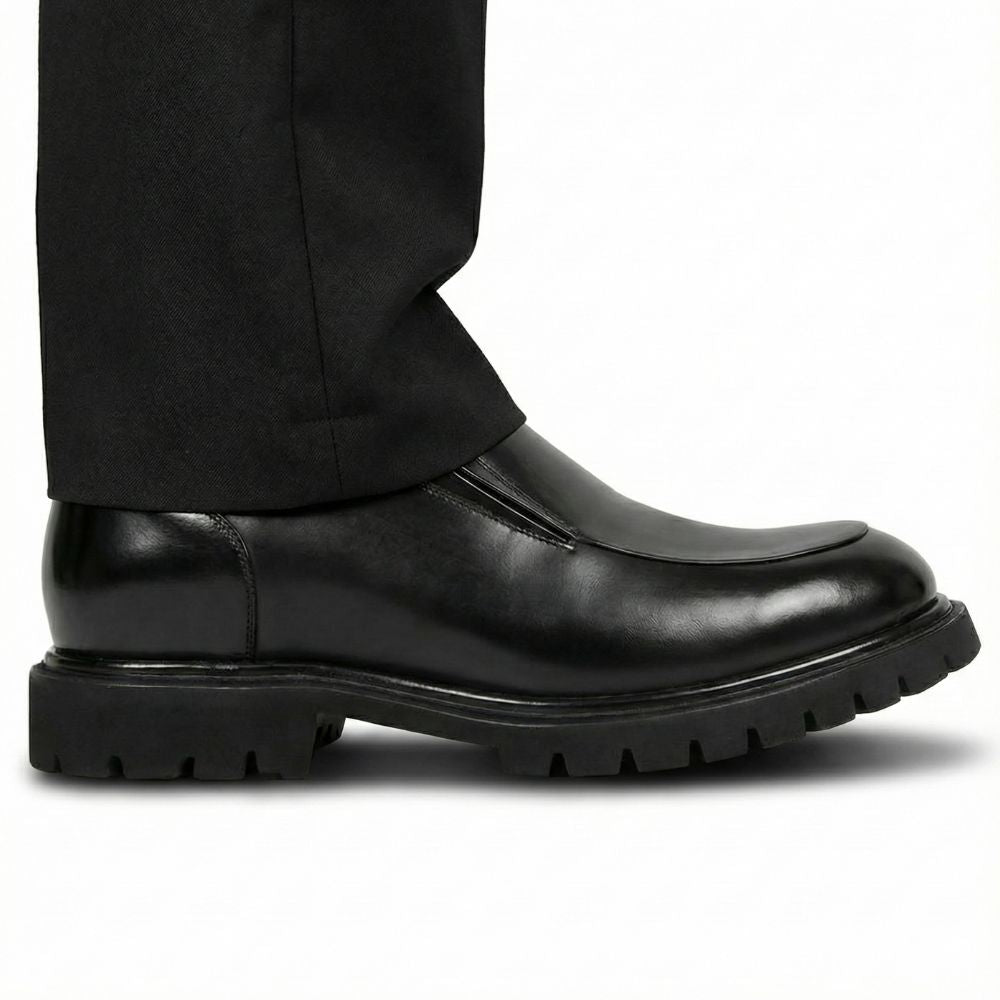 Mr. Vengarov Black 8cm | Formal Slip-On Wedding Shoes (3.2")