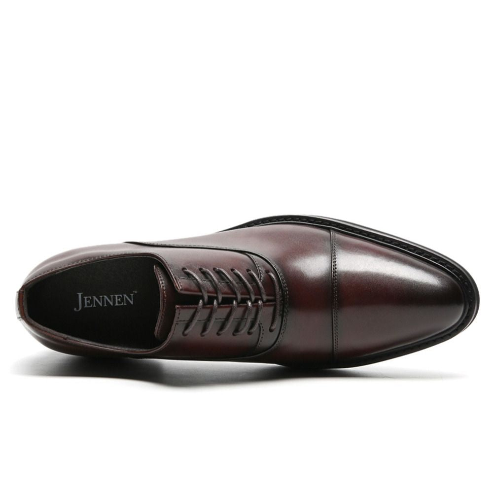 Formal Brown shoes with hidden 7cm insoles