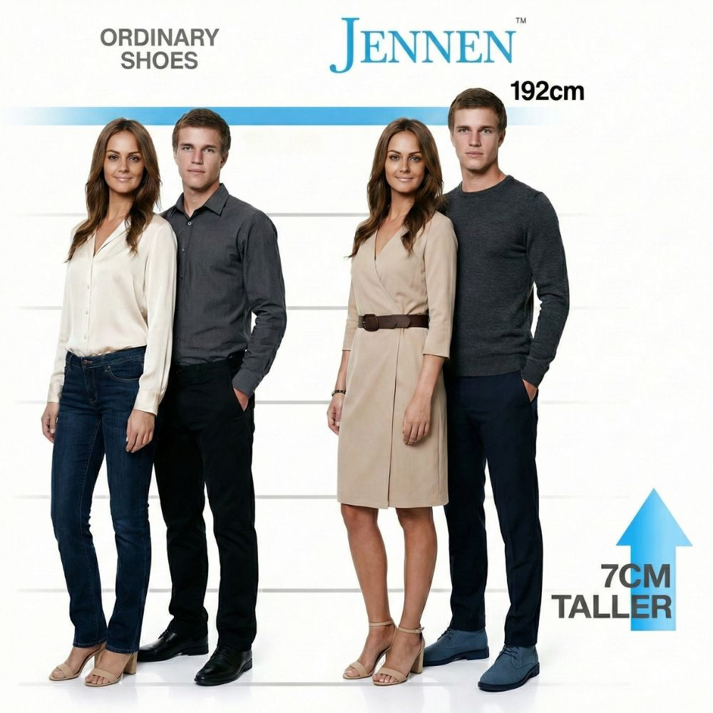 Mr. Marx 7cm | 2.8 Inches Height Boost | Casual Elevator Dress Boots