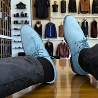 Casual Blue Boots with lifts for men