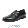 Mr. Brand 5cm | 2 inches Office Style Black Leather Slip On for Men