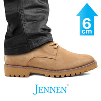 Mr. Meyer | 6cm Height Increase - Suede Elevator Workmen Boots