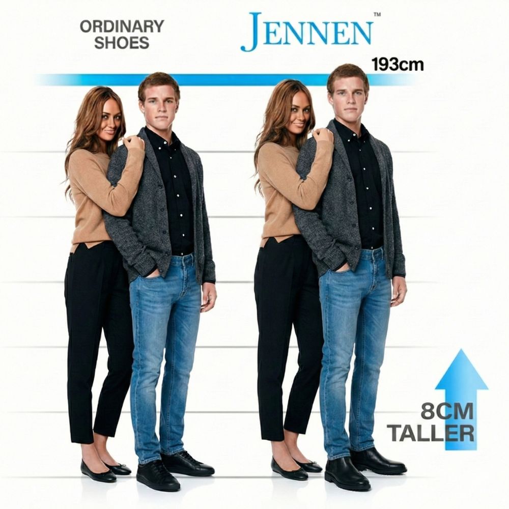 Mr. Mitchell Black 8cm | Premium Zipper Boots (3.2")