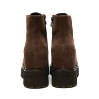 Mr. Moses Brown Beta 11cm | Tall Suede Elevator Boots (4.33")
