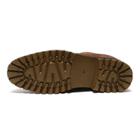 Mr. Moses Brown Beta 11cm | Tall Suede Elevator Boots (4.33")