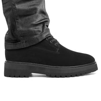 LaceUp 11cm tall Casual Suede Boots