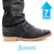 Mr. Mozart Grey | 7cm Height Increasing Grey Elevator Boots