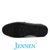 Mr. Adendorff Black 6cm | 2.4 inches Taller Men Low Platform Shoes