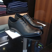 HIdden lifts Black Wedding shoes for men