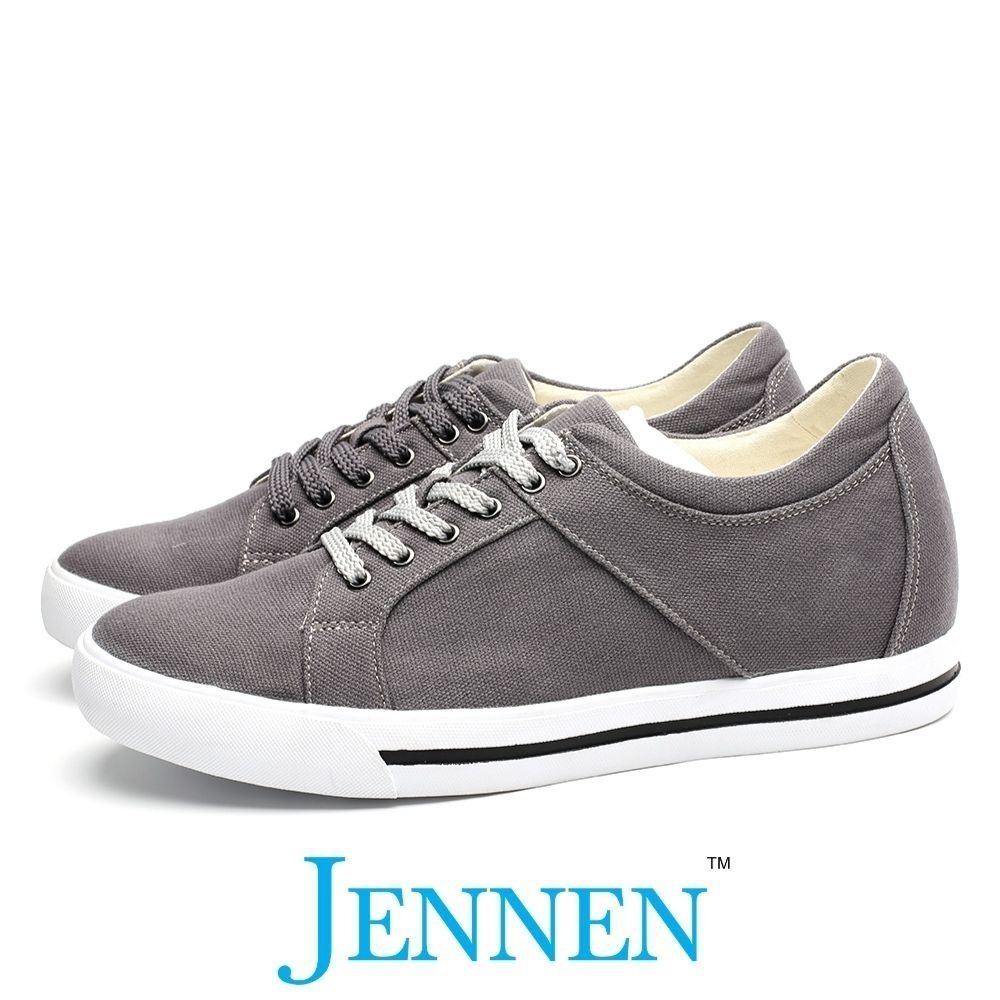 Mr. Bartok Grey 5cm | 2 inches Taller Grey Elevator Skate Style Shoes