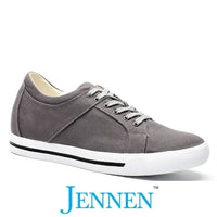 Mr. Bartok Grey 5cm | 2 inches Taller Grey Elevator Skate Style Shoes