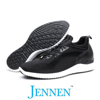 Mr. Bolt Black 6cm | 2.4 inches Taller Black Elevator Sneakers