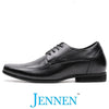 Mr. Bruch Black | 7.5cm Taller - Men's Business Elevator Shoes