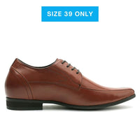 Mr. Bruch Brown 7.5cm | 3 inches Taller Formal Mens Height Lift Shoes