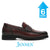 Mr. Dias Brown 6cm | 2.4 Inches Brown Penny Loafers  | Elevator Shoes with Hidden Heels for Men
