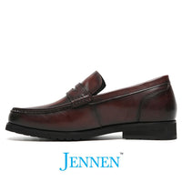 Mr. Dias Brown 6cm | 2.4 Inches Height Boost | Elevator Footwear for Elevator Shoes with Hidden Heels