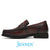Mr. Dias Brown 6cm | 2.4 Inches Brown Penny Loafers  | Elevator Shoes with Hidden Heels for Men