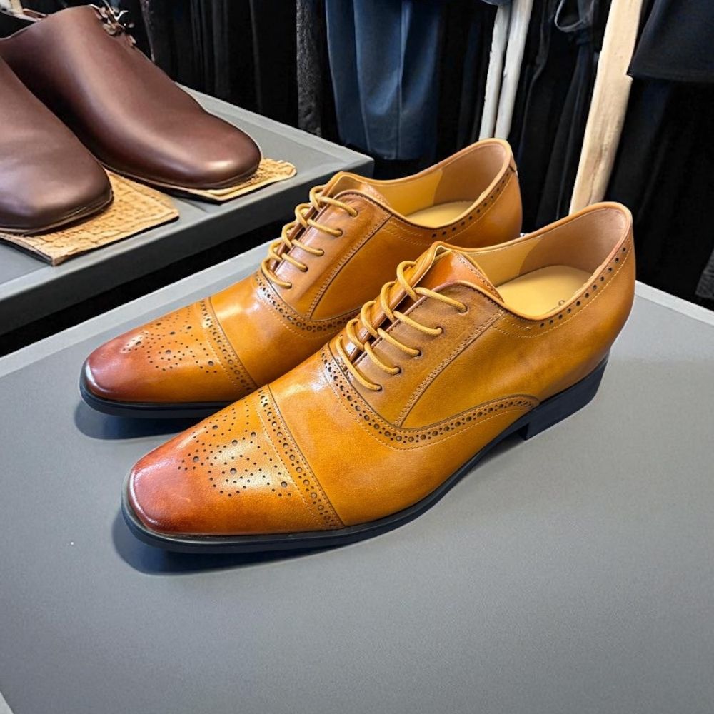 Mr. Dickens 7cm | 2.8 Inches Height Boost | Formal Height Increasing Shoes