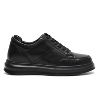 Mr. Federer All Black 7cm | Lightweight Height-Increasing Casual Sneakers (2.8")