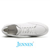 Mr. Federer 7cm | 2.8 Inches Height Boost | Elevator Sneakers for Trendy All White Casual Shoes