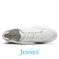 Mr. Federer 7cm | 2.8 Inches Height Boost | Elevator Sneakers for Trendy All White Casual Shoes