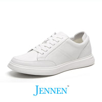 Mr. Federer 7cm | 2.8 Inches Height Boost | Elevator Sneakers for Trendy All White Casual Shoes