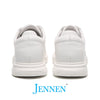 Mr. Federer 7cm | 2.8 Inches Height Boost | Elevator Sneakers for Trendy All White Casual Shoes