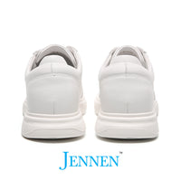 Mr. Federer 7cm | 2.8 Inches Height Boost | Elevator Sneakers for Trendy All White Casual Shoes