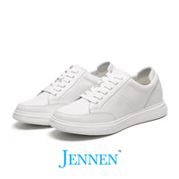 Mr. Federer 7cm | 2.8 Inches Height Boost | Elevator Sneakers for Trendy All White Casual Shoes