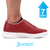 Mr. Federer 7cm | 2.8 inches Red Trendy Height Lifting Sneakers