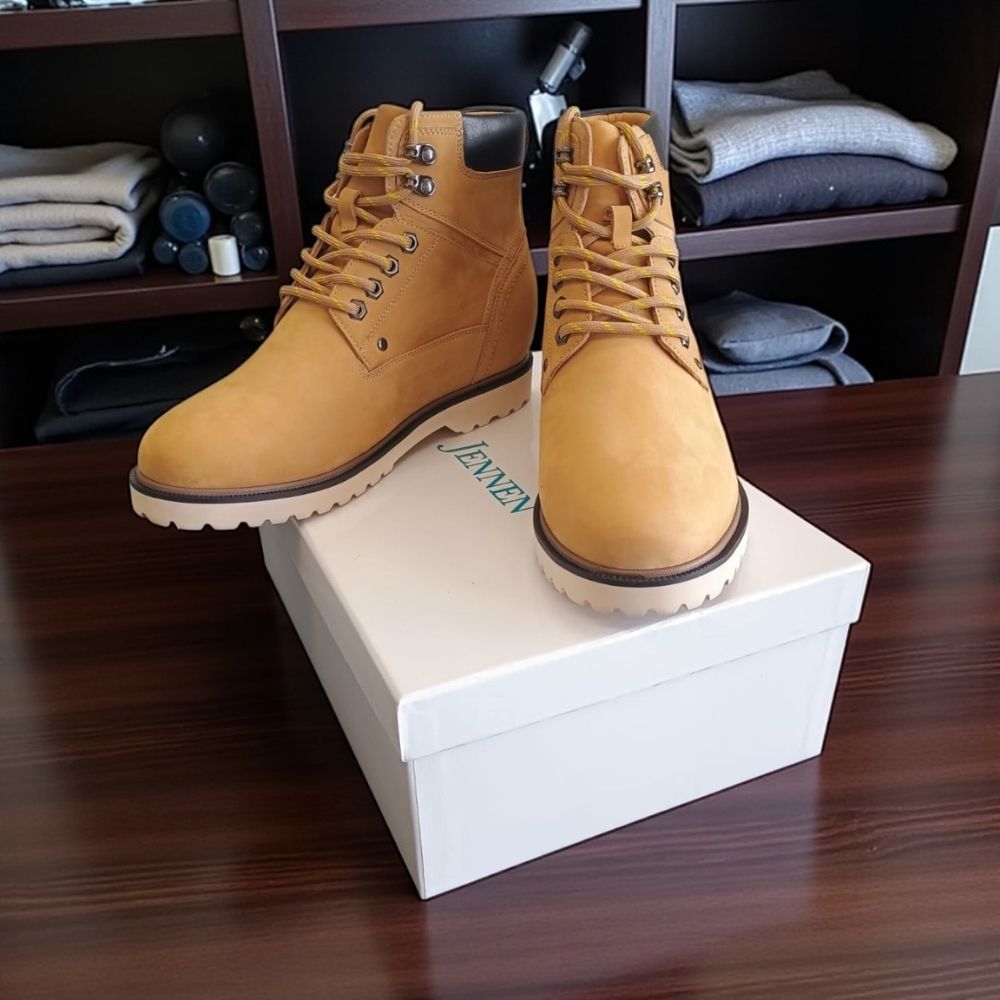 8cm Instant Tall Work Casual Men Boots
