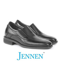 Mr. Haydn Black 7cm | 2.8 inches Taller Black Mens Business Shoes