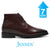 Mr. Hemingway 7cm | 2.8 Inches Brown Chukka Elevator Boots | Stylish Height Increasing Footwear for Men