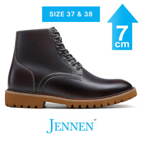 Mr. Hoffmeister 7cm | 2.8 inches Lace-Up Height Increasing Boots
