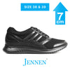 Mr. Love 7cm | 2.8 inches Black Vegan Sports Shoes for Men