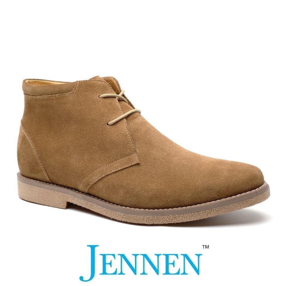 Mr. Mozart Brown | 7cm Taller - Elevator Boots For Men