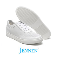 Mr. Nadal 6cm | 2.4 Inches Height Boost | Classic All White Elevator Sneakers