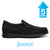 Mr. Parker 5cm | 2 Inches Black Canvas Elevator Sneakers | Lightweight Casual Height Increasing Shoes