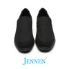 Mr. Parker 5cm | 2 Inches Black Canvas Elevator Sneakers | Lightweight Casual Height Increasing Shoes