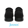 Mr. Parker 5cm | 2 Inches Black Canvas Elevator Sneakers | Lightweight Casual Height Increasing Shoes