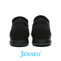Mr. Parker 5cm | 2 Inches Black Canvas Elevator Sneakers | Lightweight Casual Height Increasing Shoes
