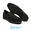 Mr. Parker 5cm | 2 Inches Black Canvas Elevator Sneakers | Lightweight Casual Height Increasing Shoes