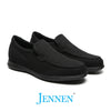 Mr. Parker 5cm | 2 Inches Black Canvas Elevator Sneakers | Lightweight Casual Height Increasing Shoes