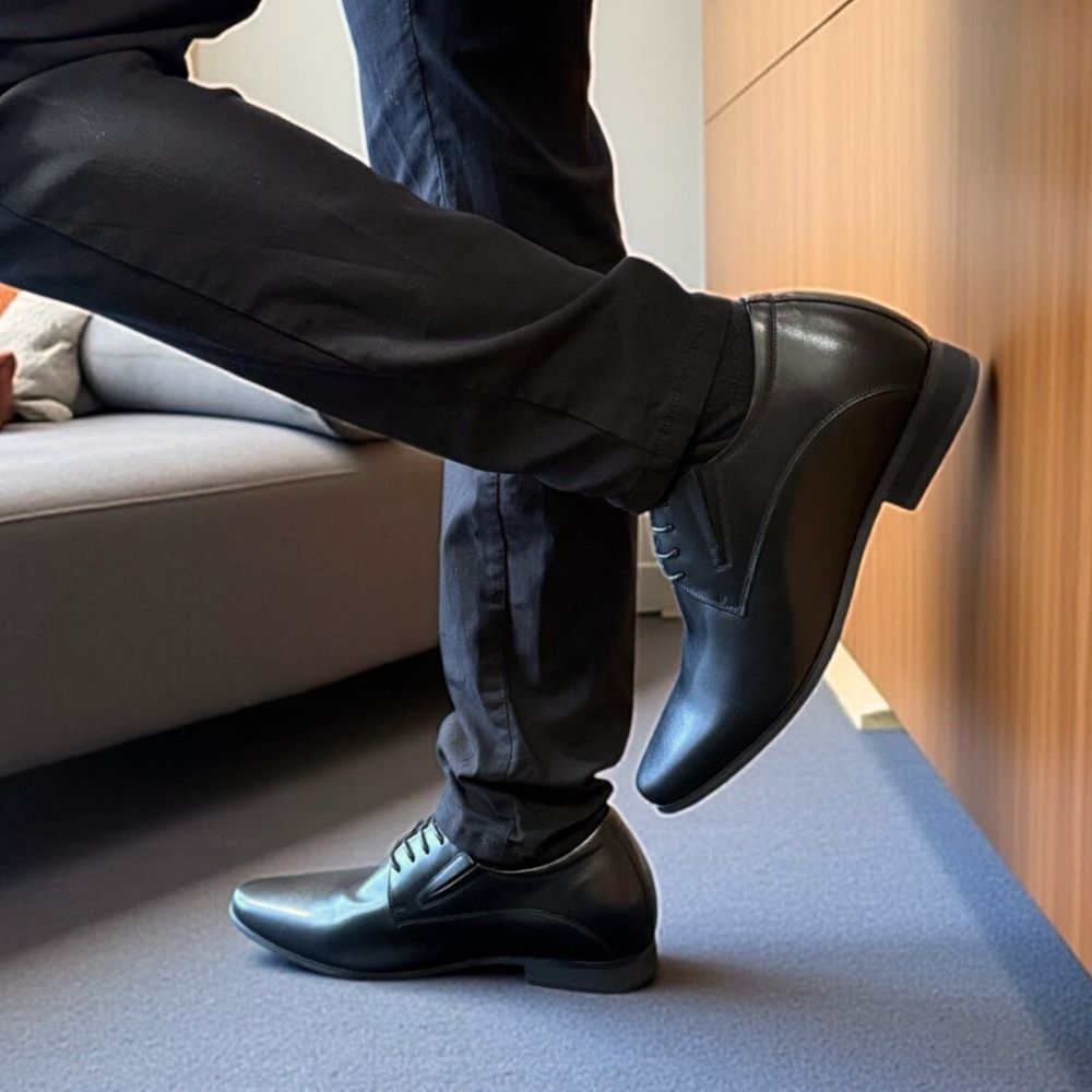 Best Seller Australian Black Elevator Shoes for Men