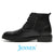 Mr. Phoenix 8cm | 3.2 Inches Black Elevator Boots | Sleek Height Increasing Shoes for Men