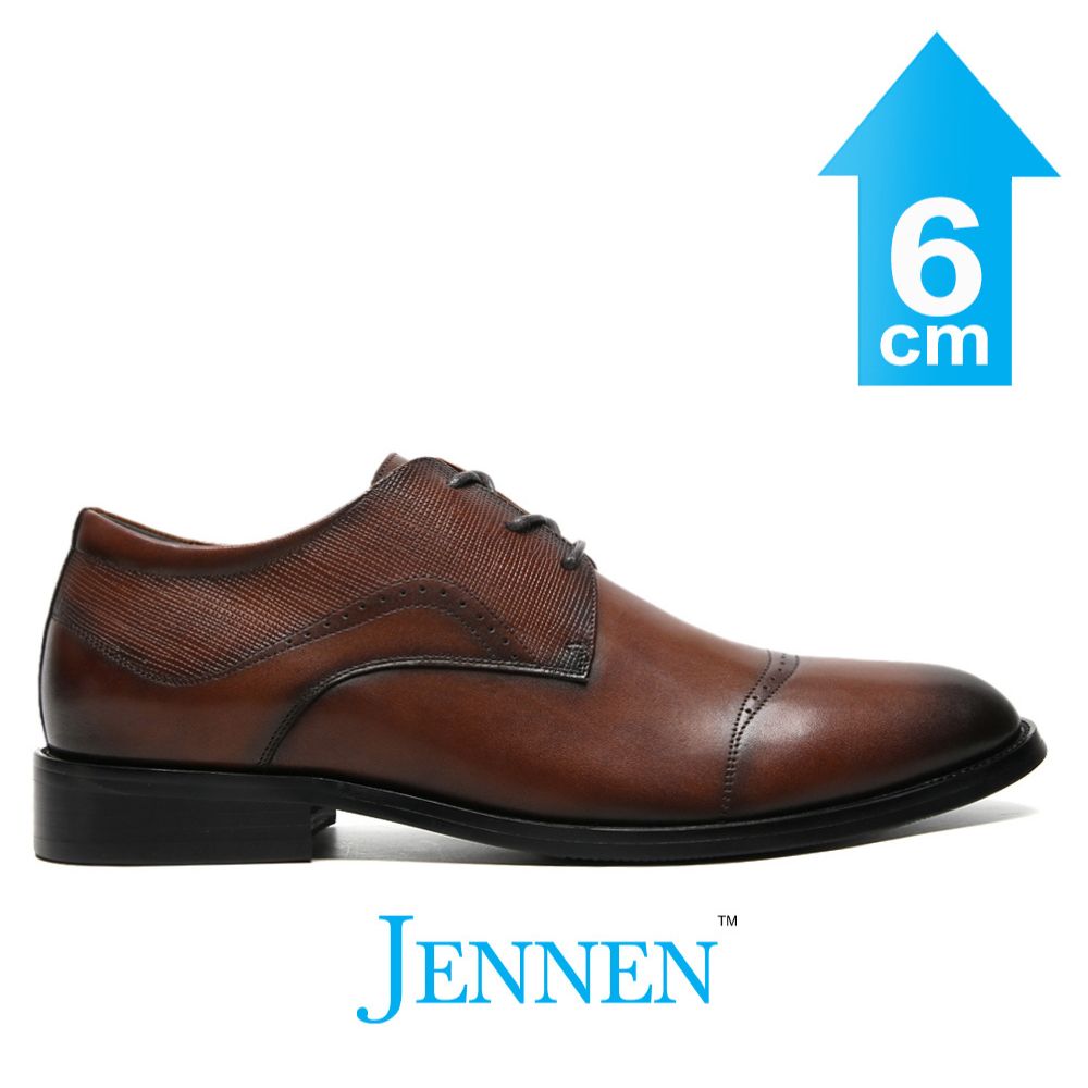 Mr. Picasso 6cm | 2.4 Inches Height Boost | Stylish Dark Brown Elevator Shoes
