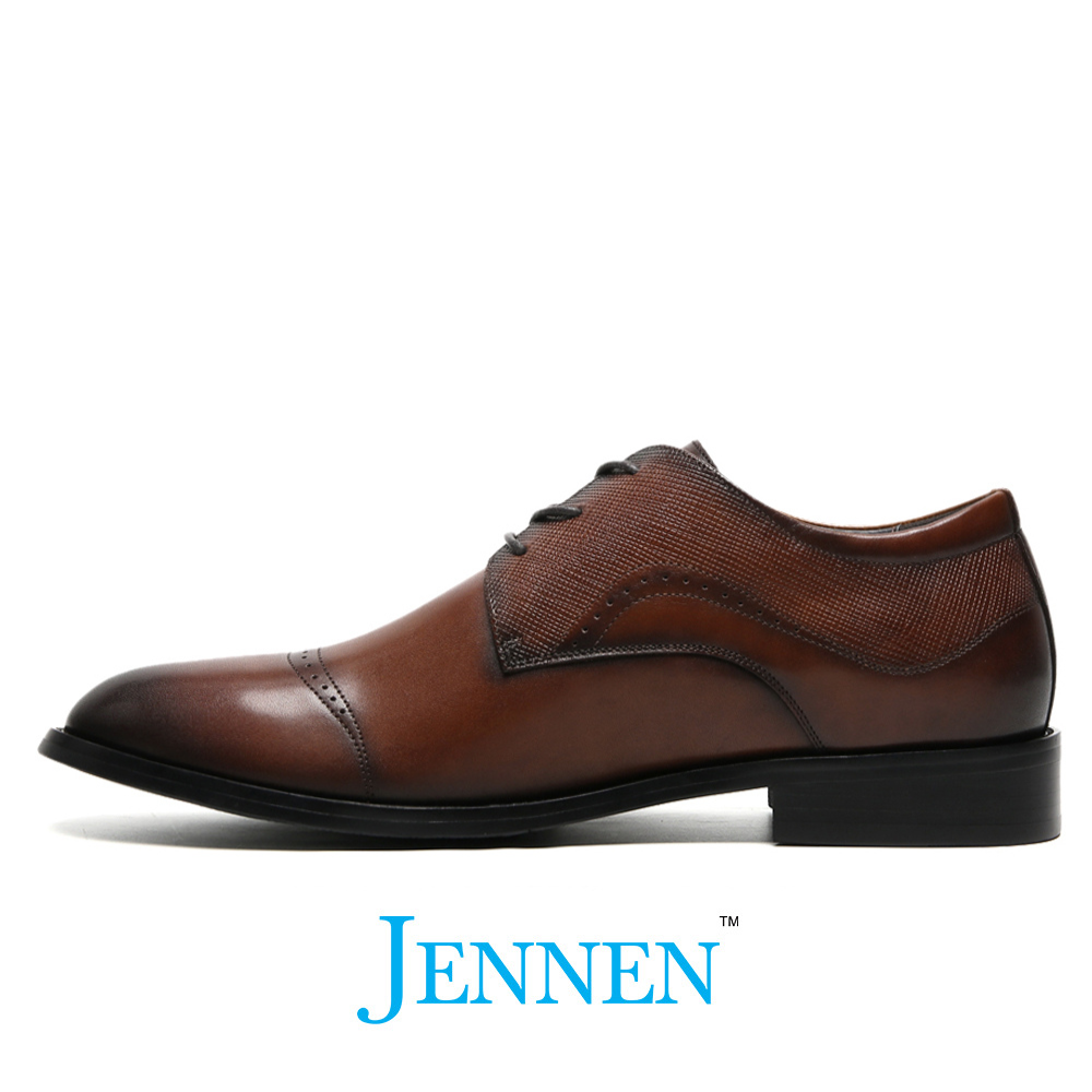 Mr. Picasso 6cm | 2.4 Inches Height Boost | Stylish Dark Brown Elevator Shoes