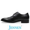 Mr. Purcell Black 5cm | 2 inches Taller Wedding Shoes For Men