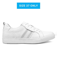 Mr. Sacil Beta White 6cm | 2.4 inch Taller Men's Gym Style Shoes Height