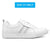 Mr. Sacil Beta White 6cm | 2.4 inch Taller Men's Gym Style Shoes Height